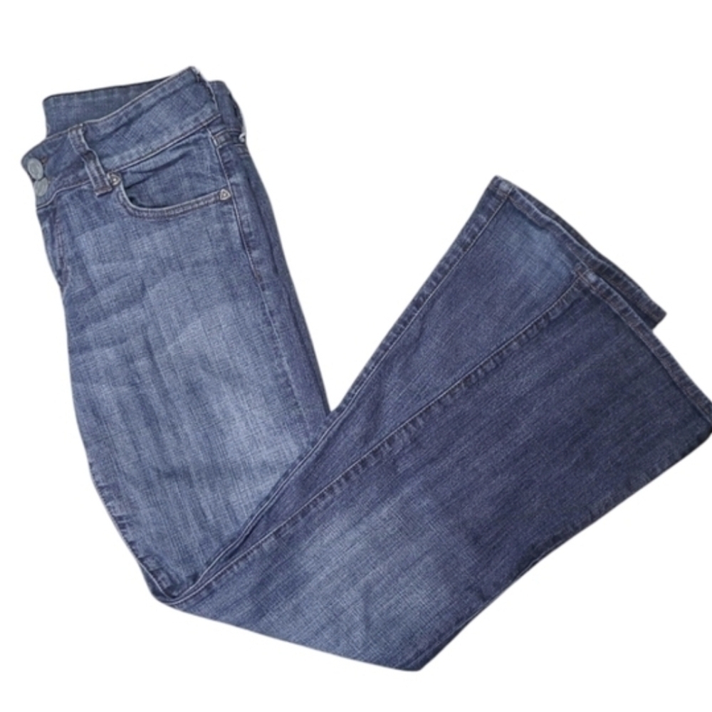 Kut From the Kloth Mid Rise Bootcut Jeans Flap Pocket Size 6